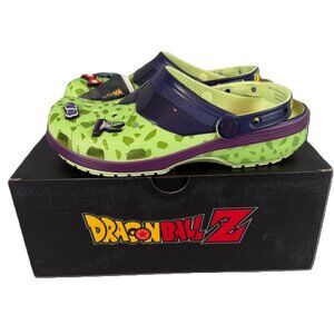 Crocs DBZ Cell Classic Clog Men's 8 Green Purple Dragon Ball Z 211205-90H